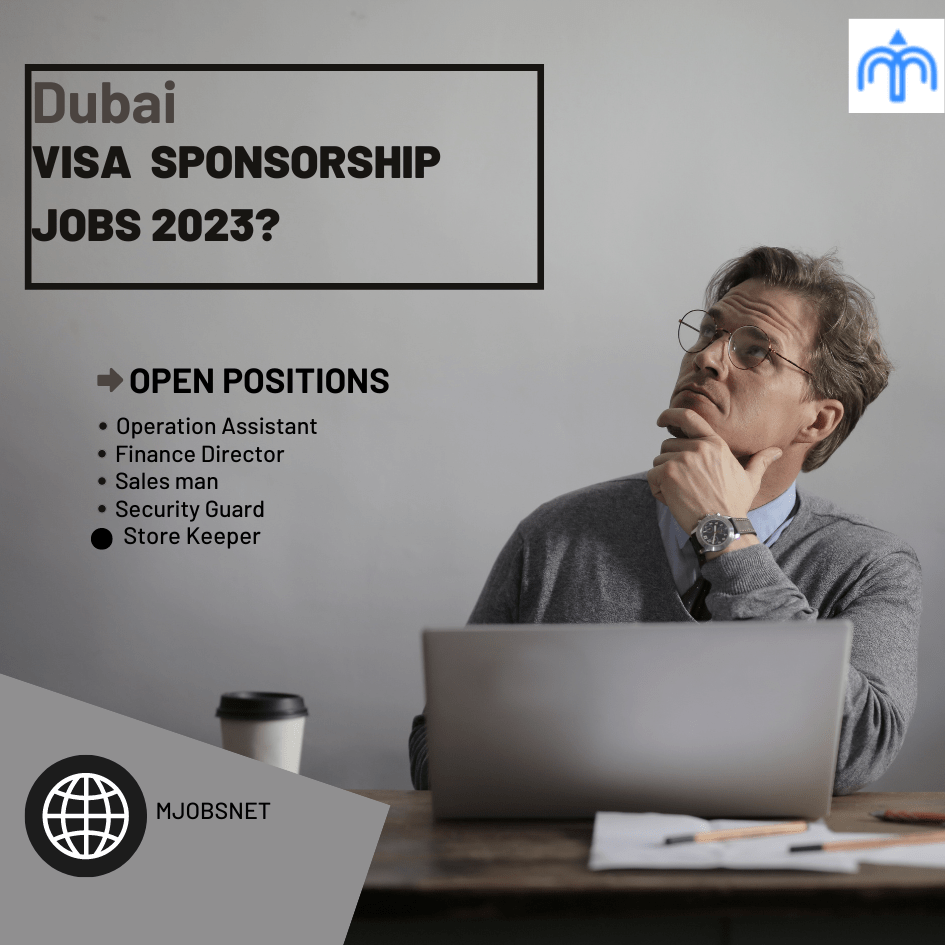 Visa Sponsorship Jobs 2023
